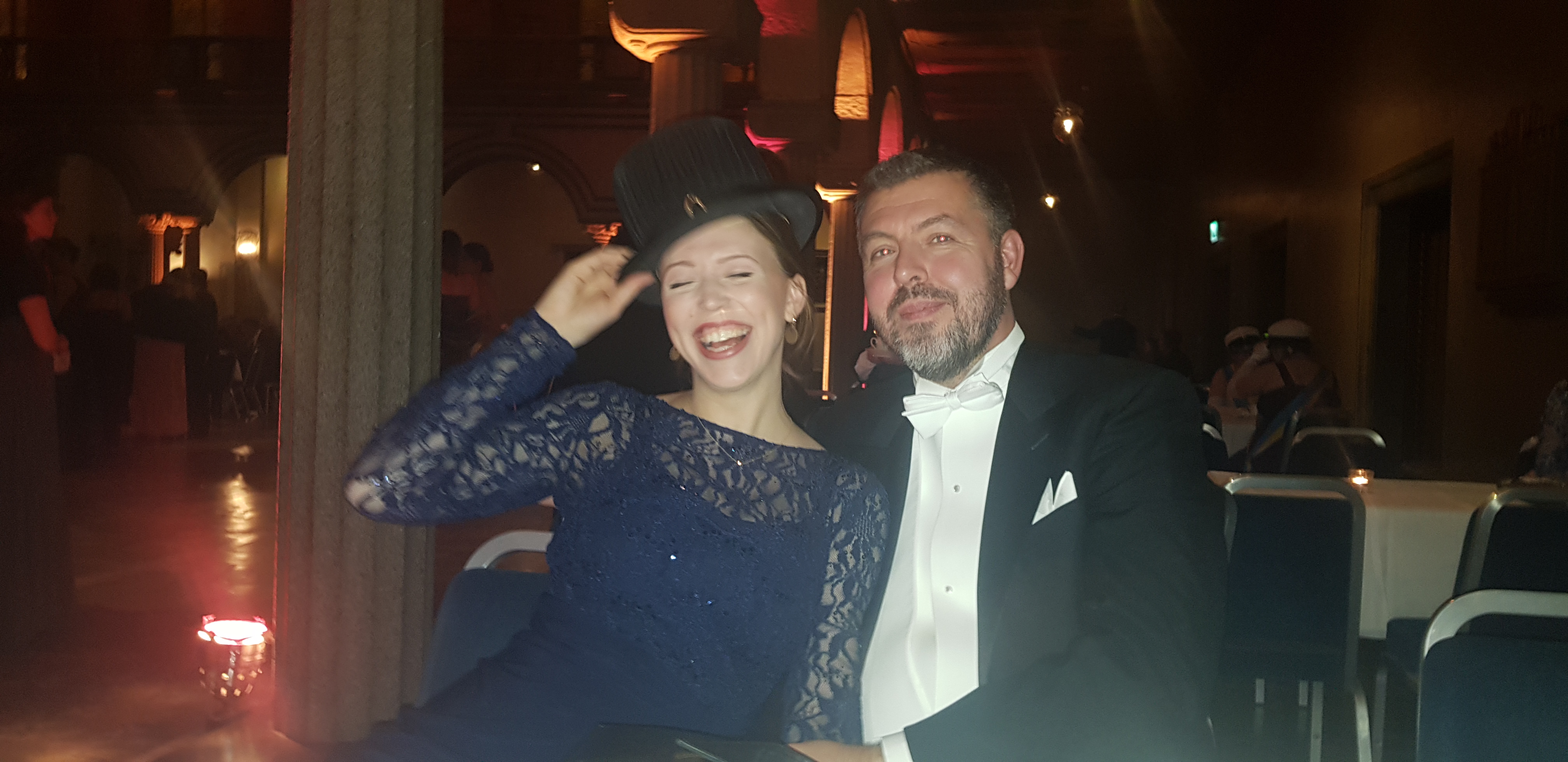 Jur dr Antonia Krzymowska och chefsjuristen Oskar Andrews (DNB)